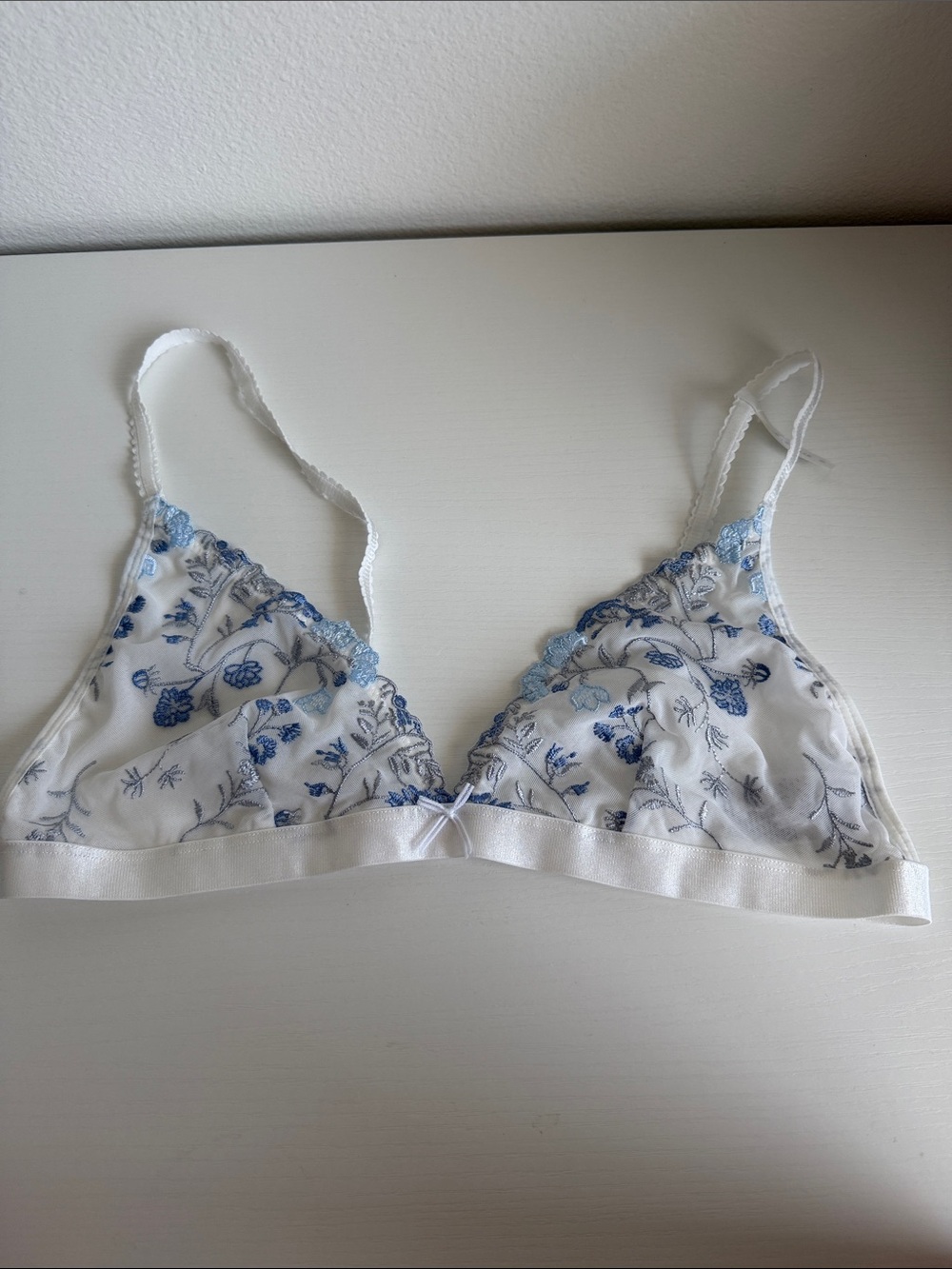 Cotton On Body Sheer Floral Lace Bralette